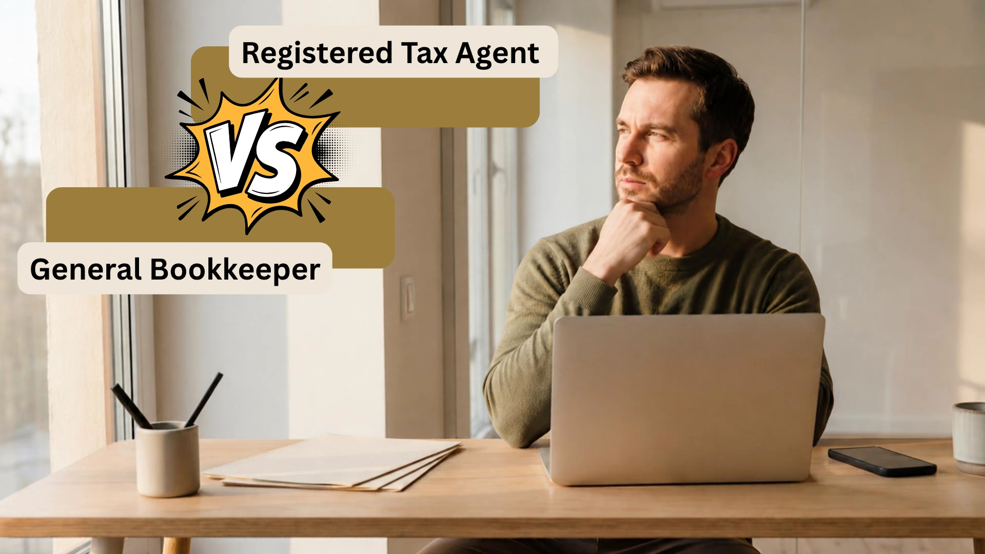 Registered tax agent vs bookkeeper comparison in Australia
